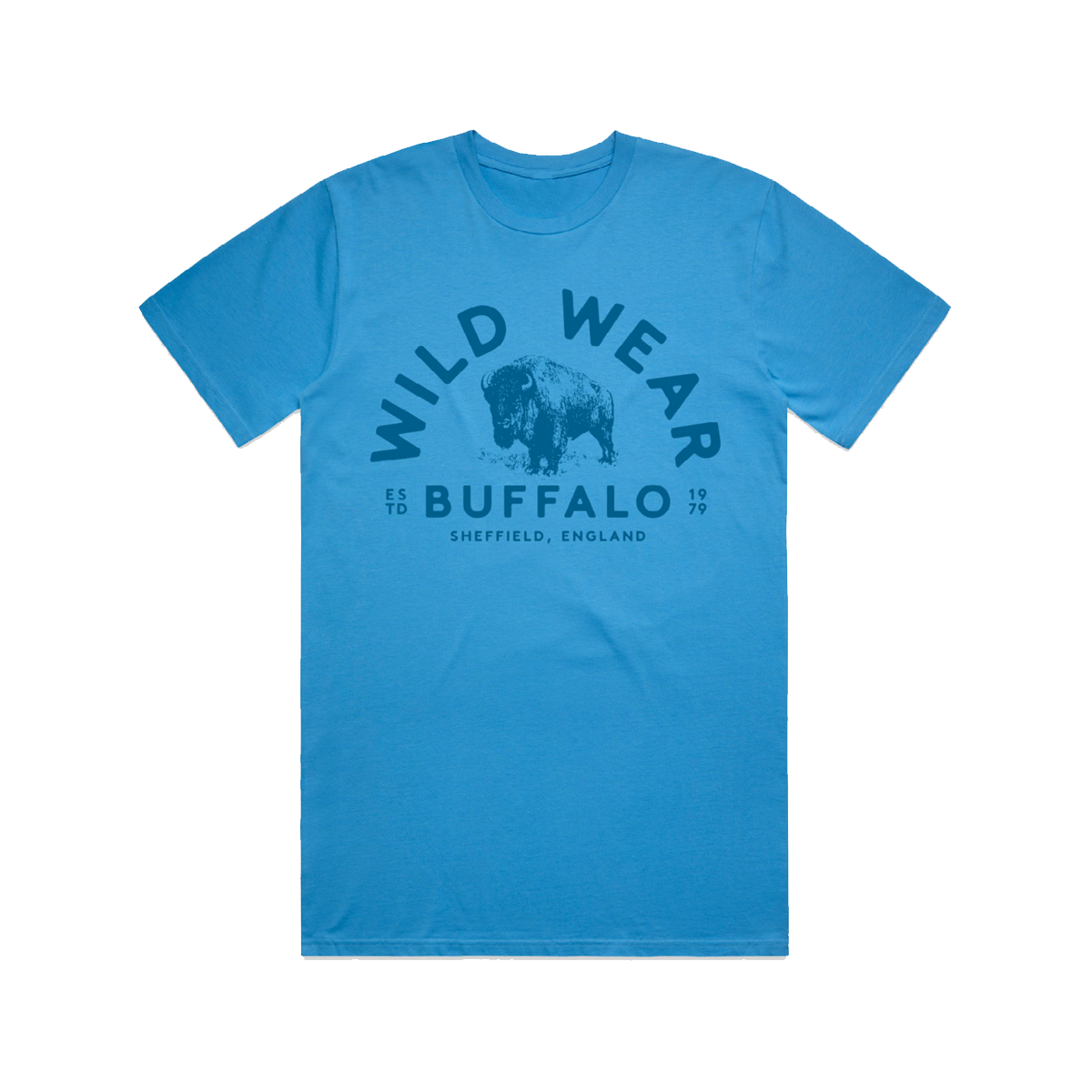 Heritage T-Shirt in Blue – Buffalo Systems Heritage T-Shirt in Blue – Buffalo Systems
