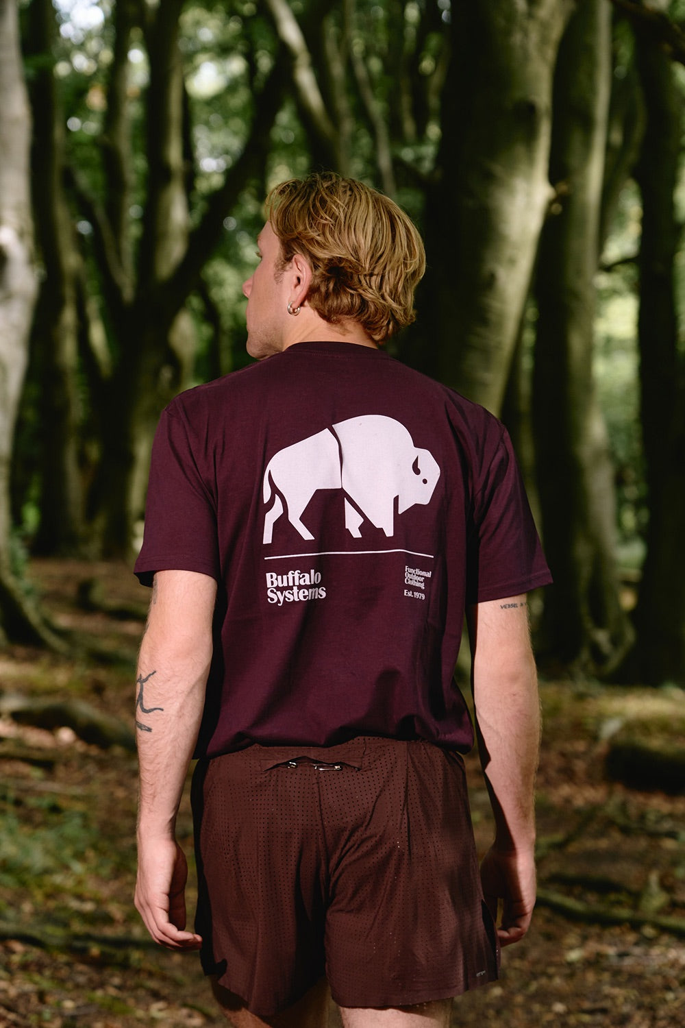 Buffalo Systems Plum Logo T-Shirt