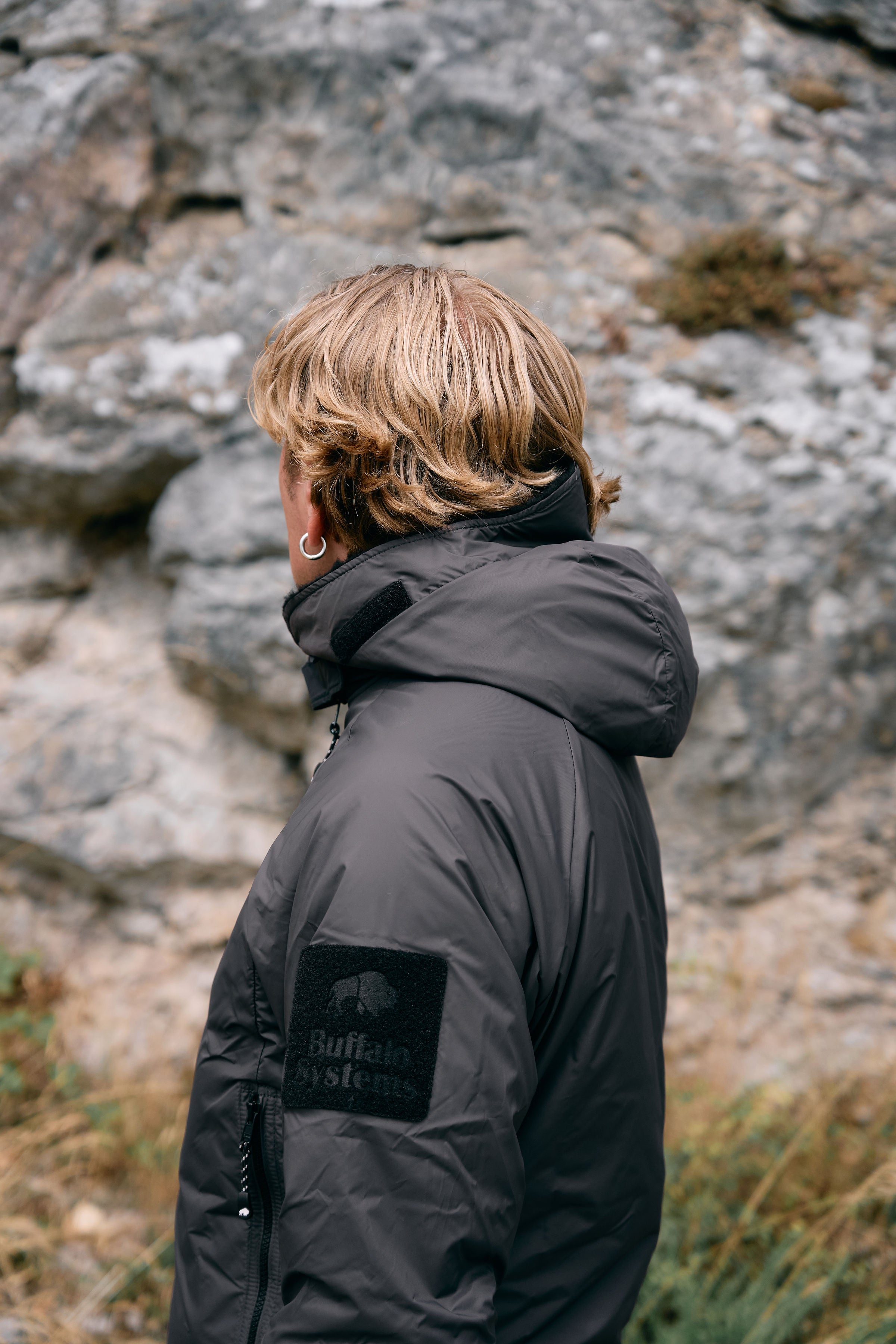 Men's Belay Jacket - Anthracite w/ Patch