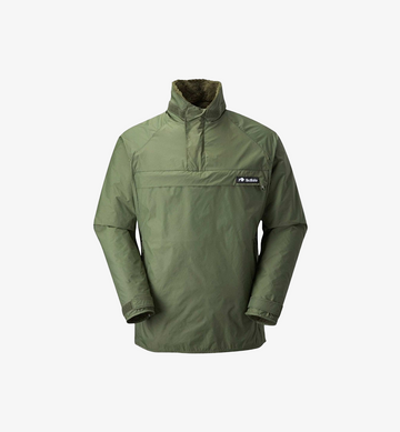 Green jacket on a white background