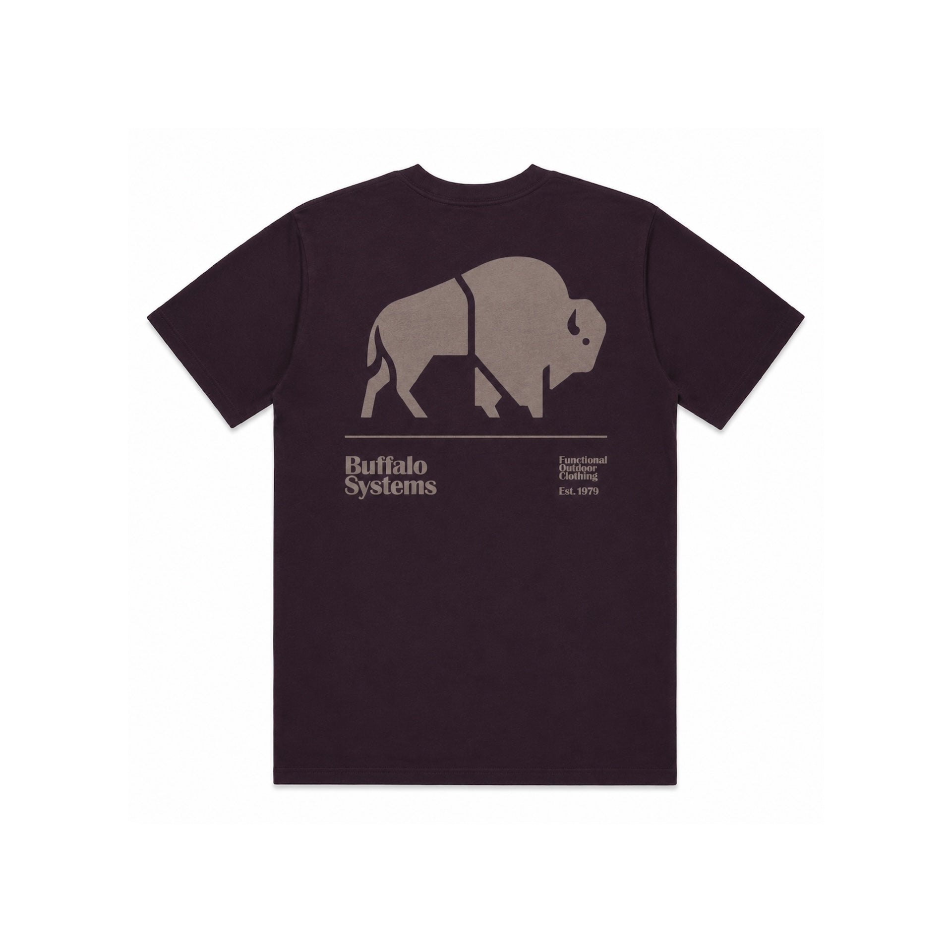 Buffalo Systems Plum Logo T-Shirt