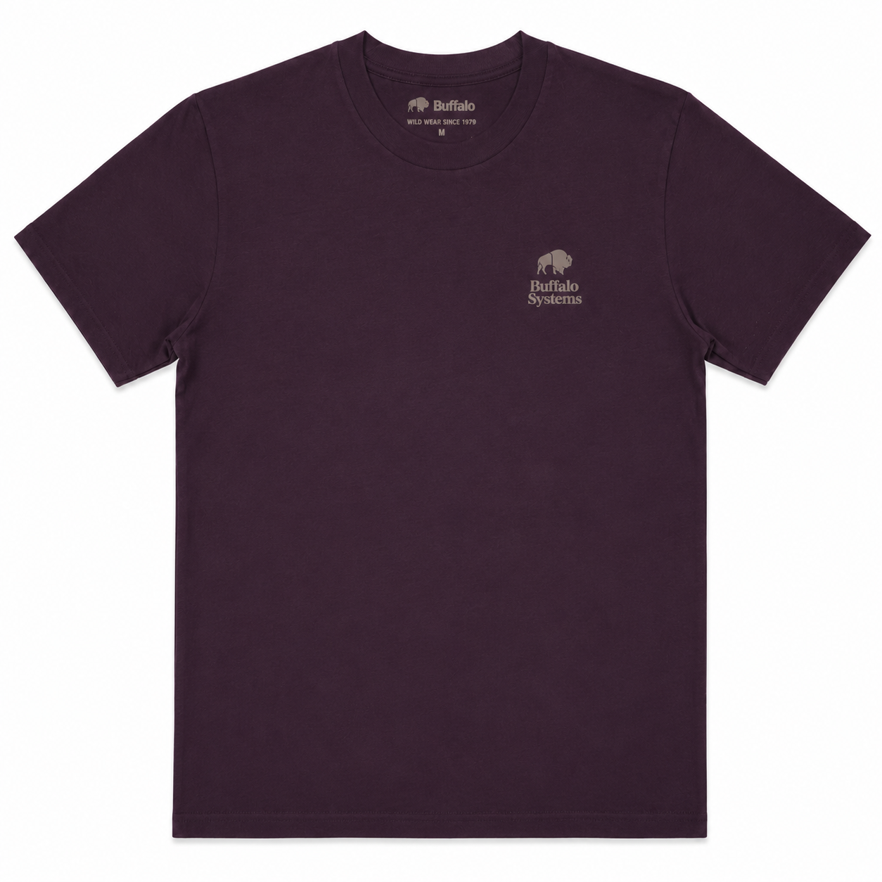 Buffalo Systems Plum Logo T-Shirt