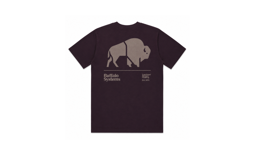 Buffalo Systems Plum Logo T-Shirt